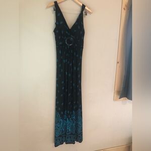 🐱 Bizz Girl | Maxi Patterned Dress